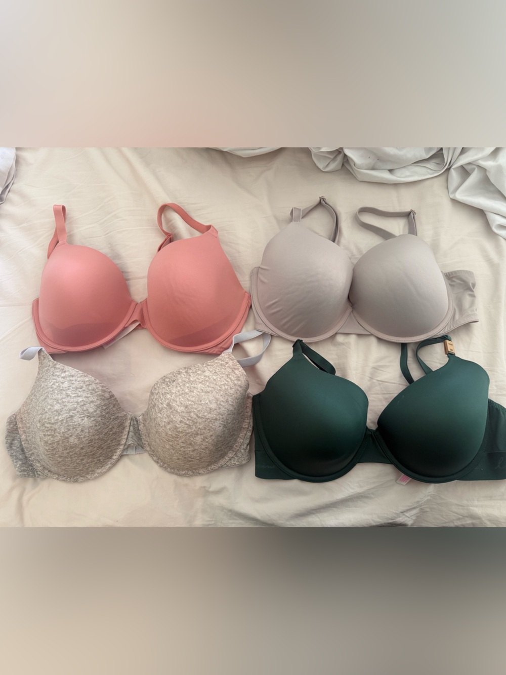 Victoria’s Secret Pink Everyday T-Shirt Bra - 4 pairs